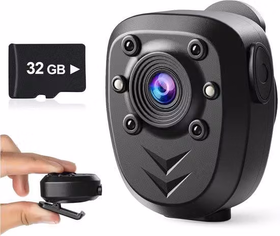 Telecamera wireless con visione notturna da 32 GB e risoluzione 1080p per la sorveglianza in ambienti interni ed esterni