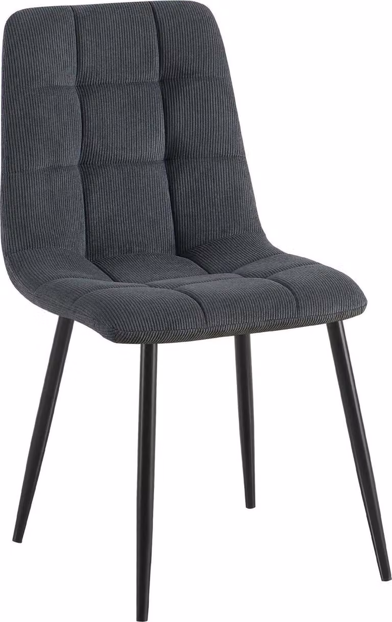 Sedia da pranzo - Sedia da pranzo - Imbottitura confortevole, struttura moderna in metallo