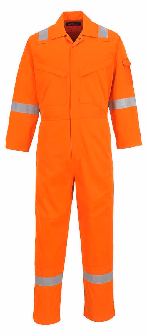 Tuta da lavoro ignifuga "AF73" Araflame Silver - Portwest Orange 52