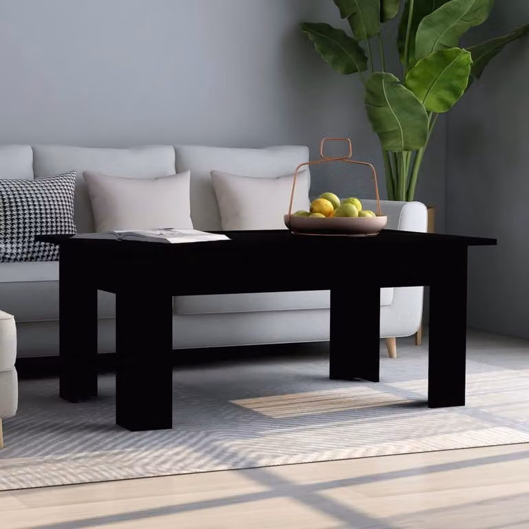 vidaXL Tavolino nero 100x60x42 cm Materiale a base di legno - Tavolino - Tavolini - Tavolino da salotto - Tavolini da salotto