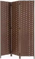 Separè Bizzotto JALILA Marrone con design geometrico moderno, Altezza: 135 cm