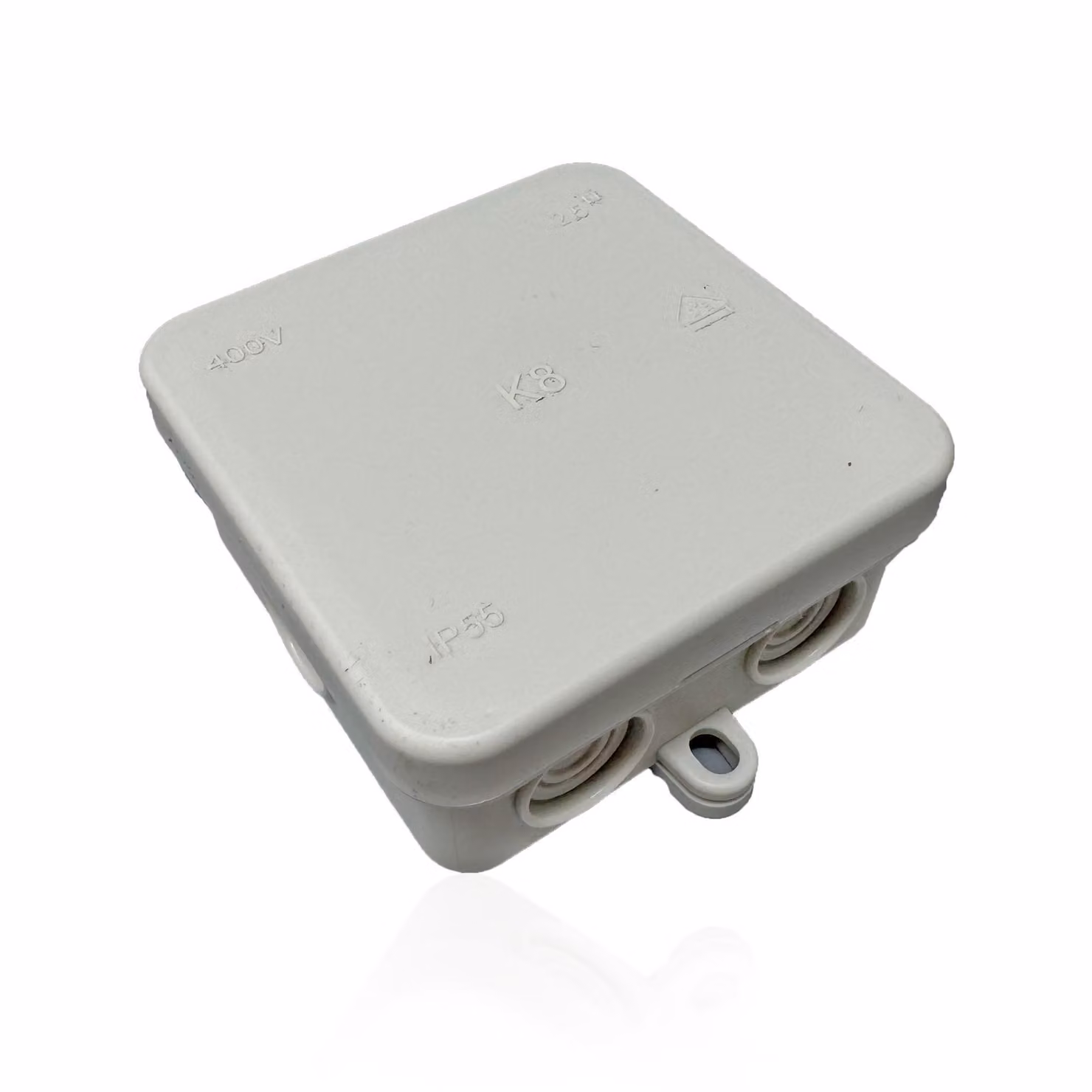 Scatola di derivazione per ambienti umidi SD ProfiLine K8, 75x75x36 mm, grigio chiaro, 10 pezzi