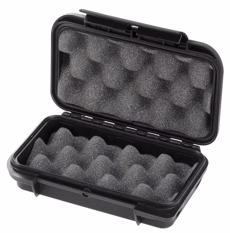 Max Case MAX001 Valigetta da esterno 0,527 l - Con schiuma borchiata Nero