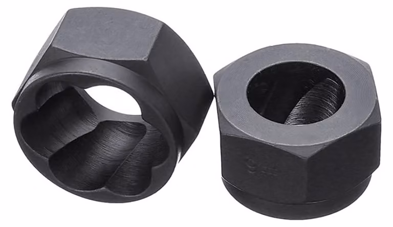 Set di estrattori per viti e bulloni, composto da 10 pezzi, da 9 a 19 mm, per viti danneggiate