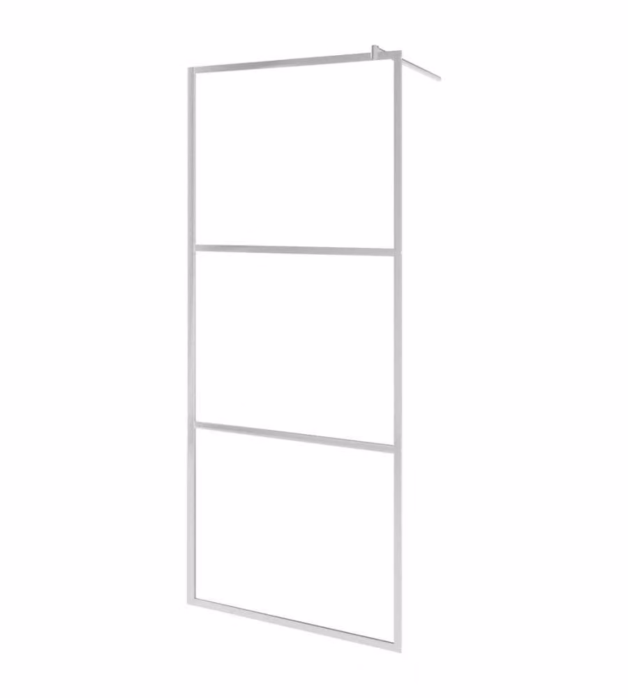 Parete per Doccia Walk-in vidaXL in Vetro Smerigliato, L: 100 cm, H: 195 cm – 2