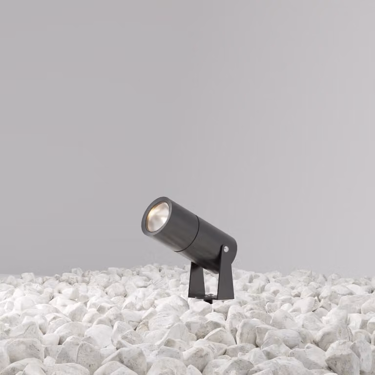 Faretto da giardino martellato grafite da incasso LED 5W Bern Maytoni