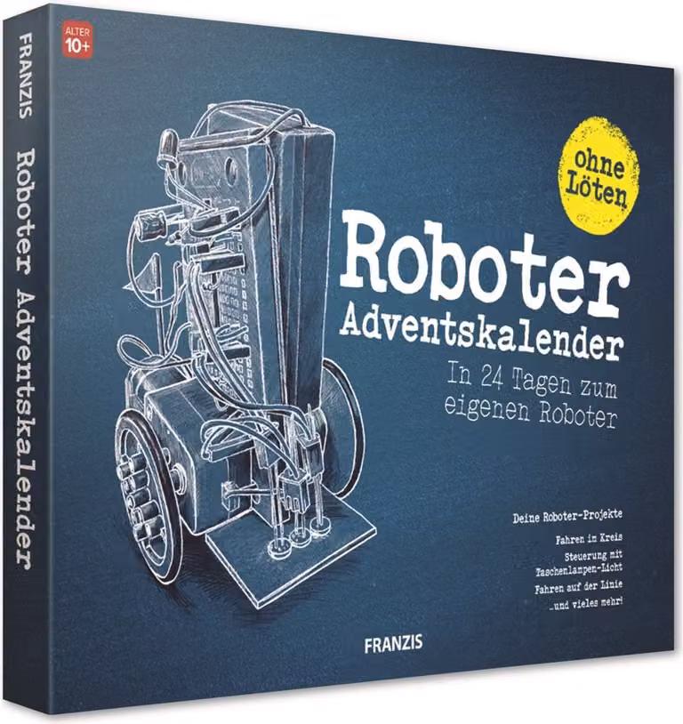 FRANZIS 67161 - Calendario dell'Avvento a tema robot - senza saldature