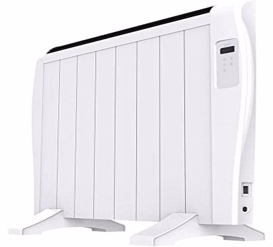 Riscaldatore da 1200 W, 8 elementi, termostato, 4 modalità, ventola turbo, funzionamento silenzioso