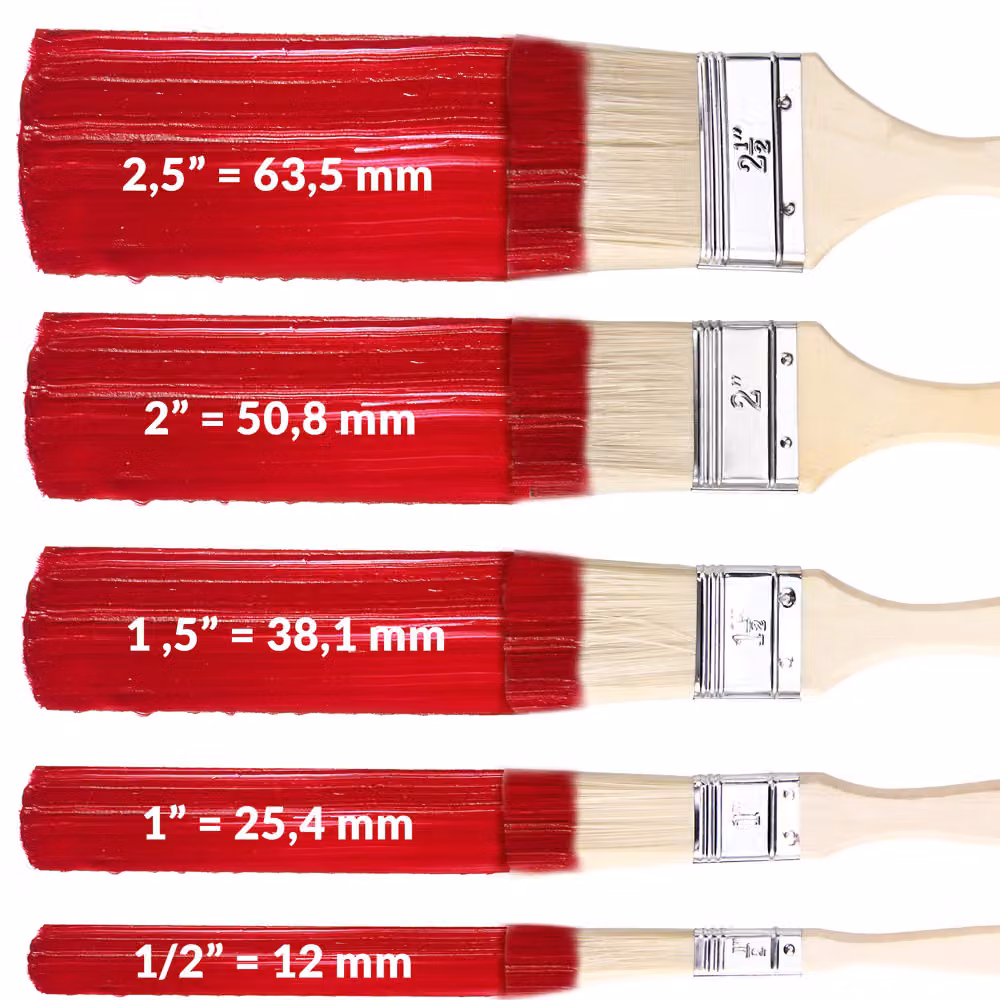 Set di 30 pennelli Monzana in legno multicolore con diverse misure – 2