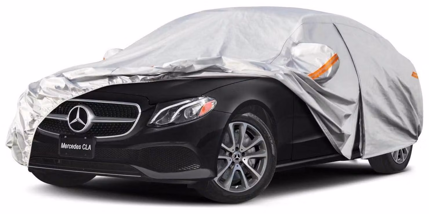 Copertura per auto Autoplane, impermeabile e traspirante, per Mercedes Benz CLA (2013-2025), colore argento