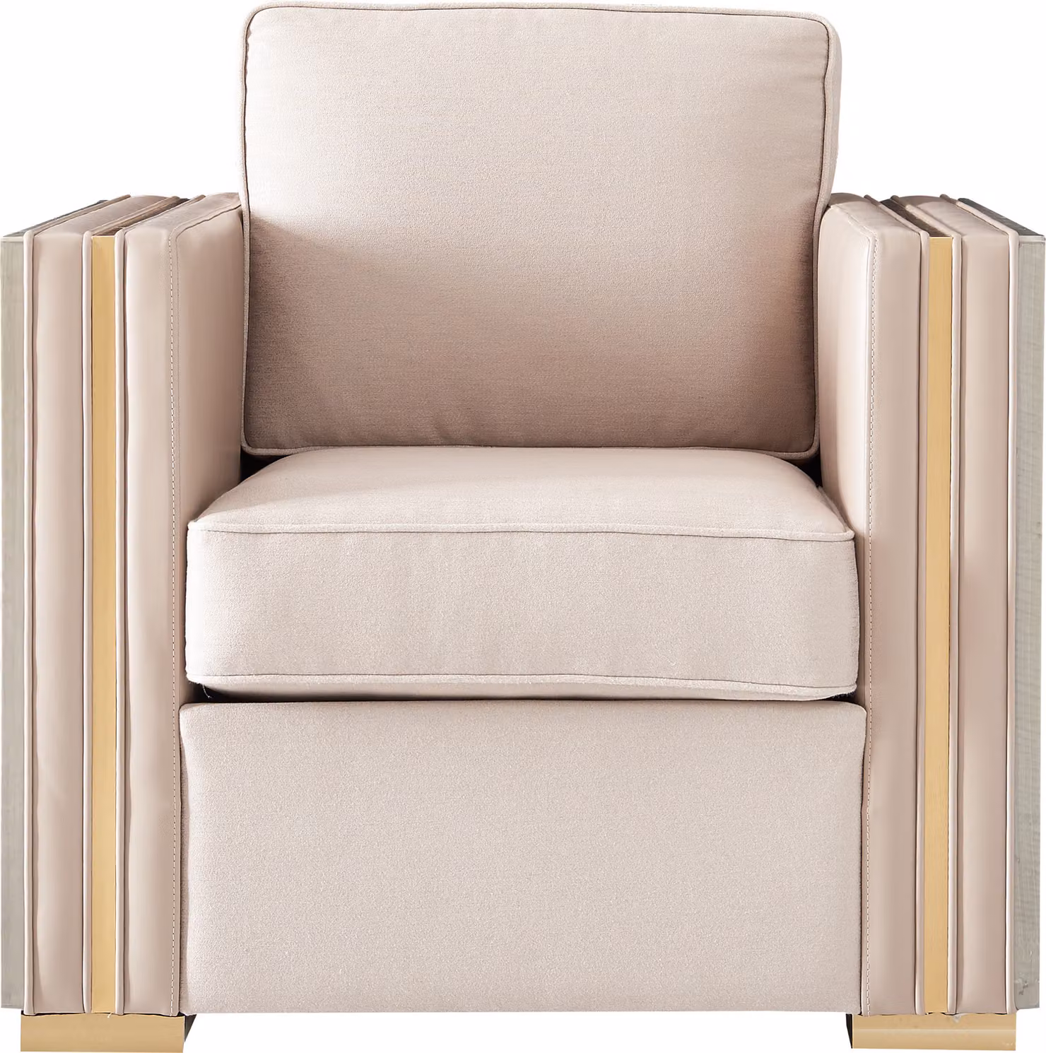 Designer Wohnzimmer Einrichtung Sessel Einsitzer Polster Sofa Couch Fernseh