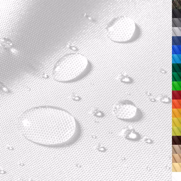 Tessuto in poliestere impermeabile, ideale per tende e uso all'aperto, dimensioni 300 x 160 cm