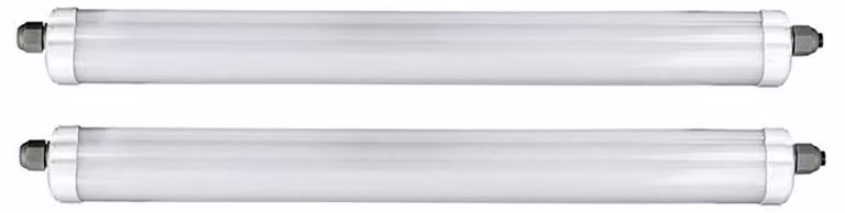 set di 2 lampade da bagno a LED, 5760 lm, 6500K bianco freddo, L 150 cm