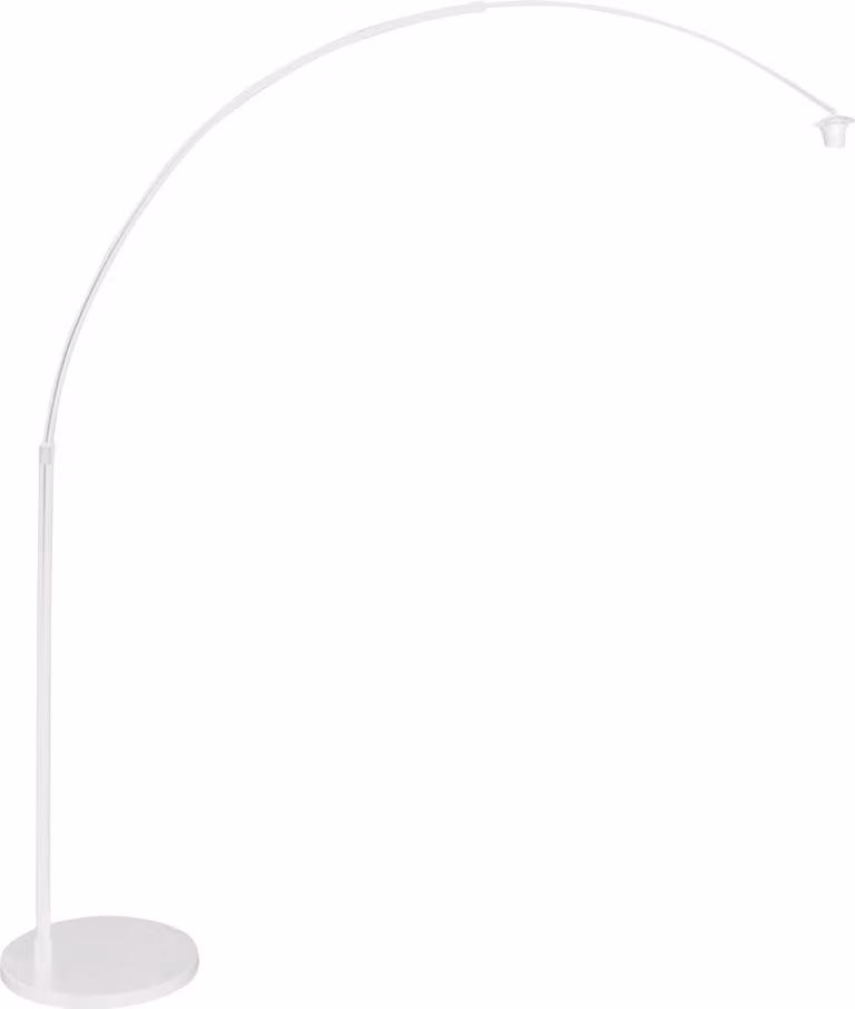 Lampada da terra - bianco - Sparkled Light - plastica metallo - apparecchio singolo - E27 - 7268W - Steinhauer