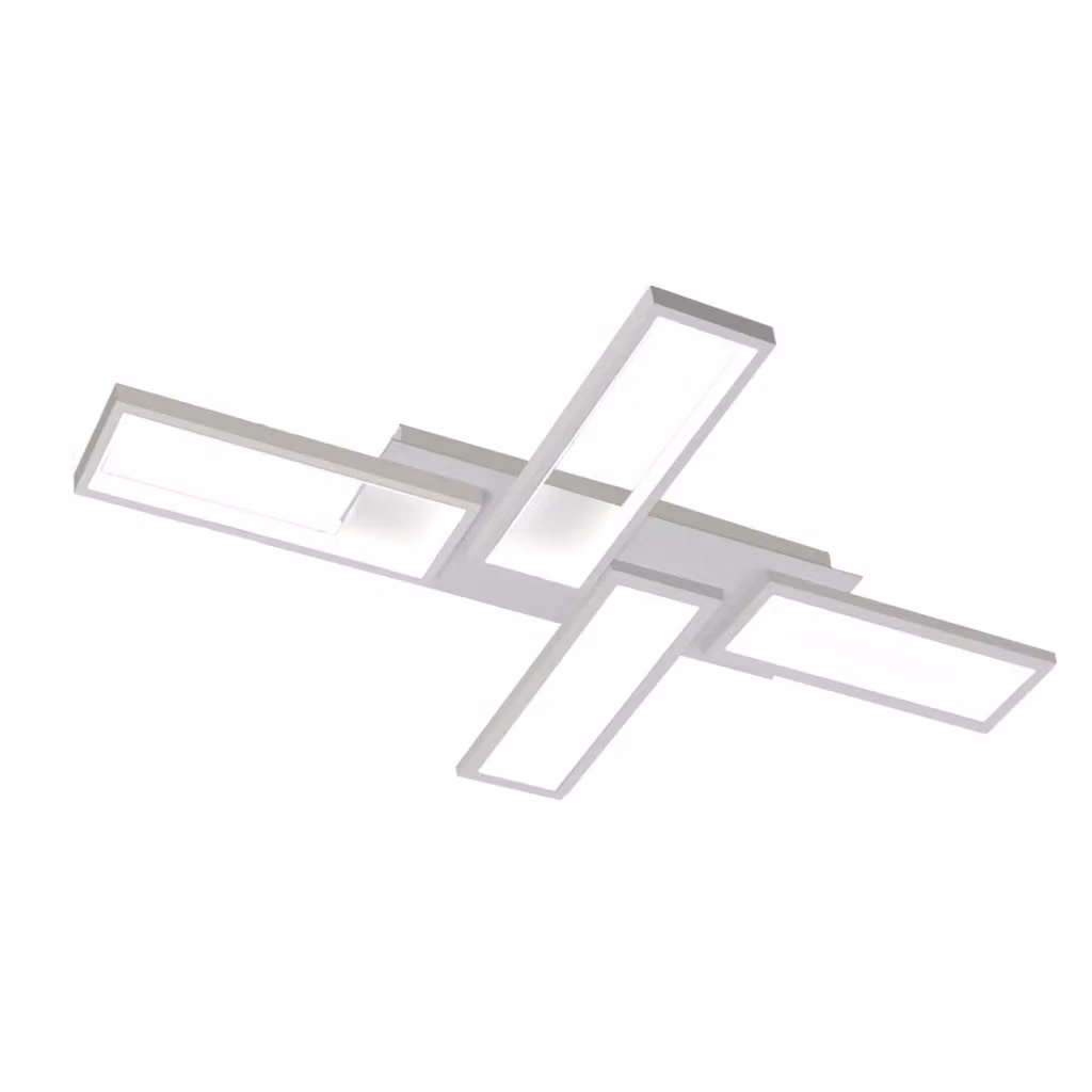 ZMH Lampada da soffitto LED bianca dimmerabile con telecomando da 58W per soggiorno e giardino – 2