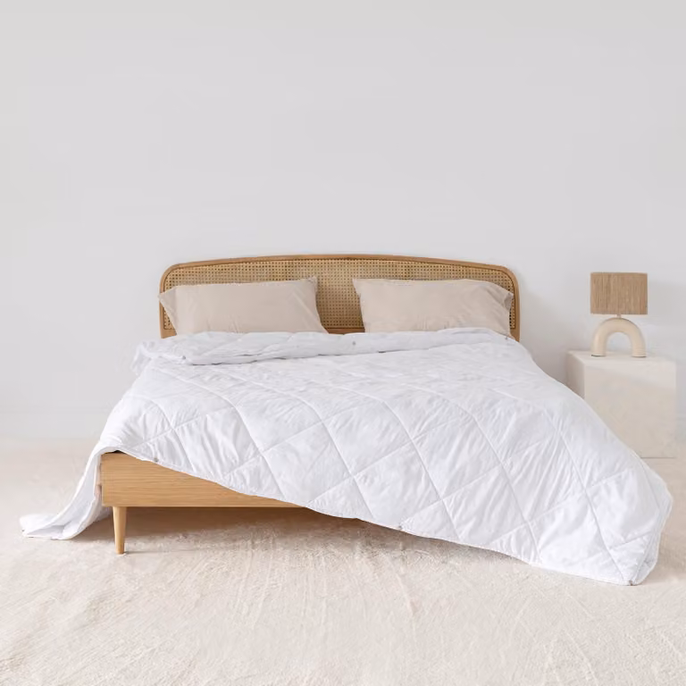 Piumino HappyFriday Basic White 120 + 250 g/m² 220 x 220 cm (2 pezzi)