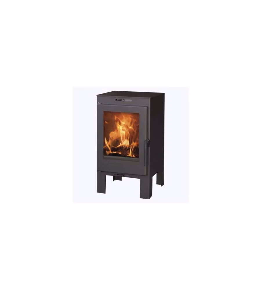 Panadero Stufa a Legna Alina 6,9 kW Acciaio Ecodesign A+ 680x360 mm