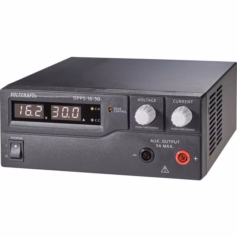 VOLTCRAFT DPPS-16-30 Alimentatore da laboratorio, regolabile 1 - 16 V/DC 0 - 30 A 480 W USB programmabile Numero di uscite 1 x (DPP