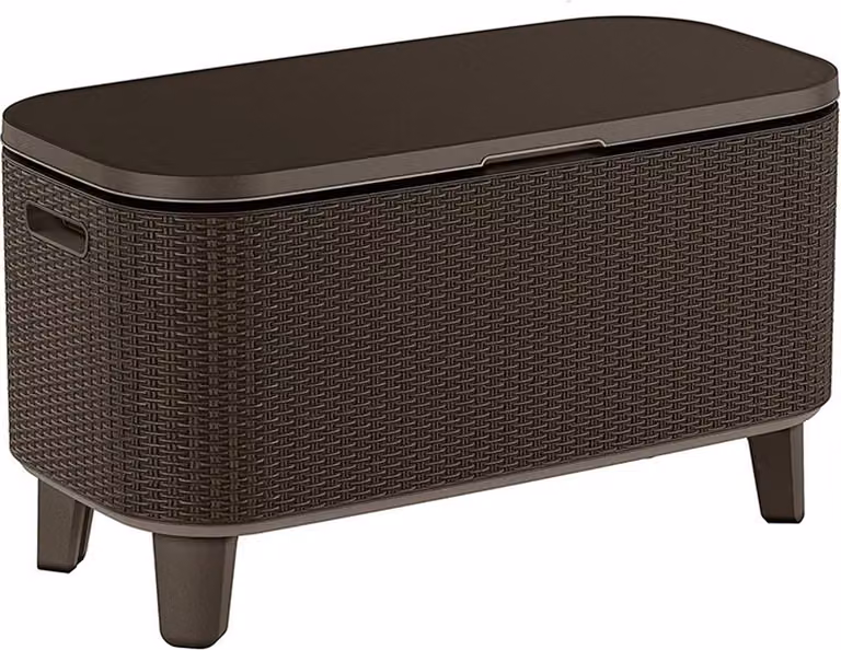 Tavolo da giardino Keter Bevy Bar Cool rattan marrone