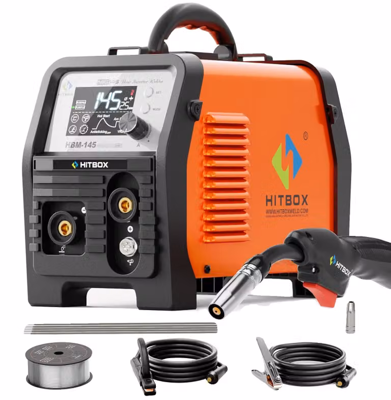 Saldatrice, funzionamento senza gas, funzionalità 3 in 1, HBM145