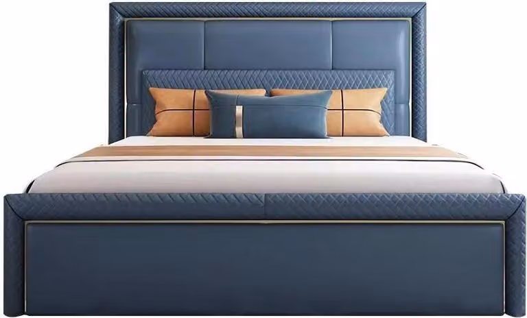 Modernes Bett Design Betten Polster Schlafzimmer Bettgestell 180x200cm
