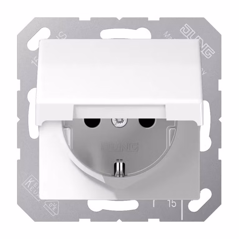 Jung AS1520NKLWW Presa SCHUKO® 16 A 250 V ~ bianco alpino