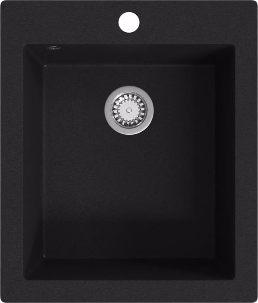 Lavandino Cucina Granito Nero solo Lavello ad Incasso