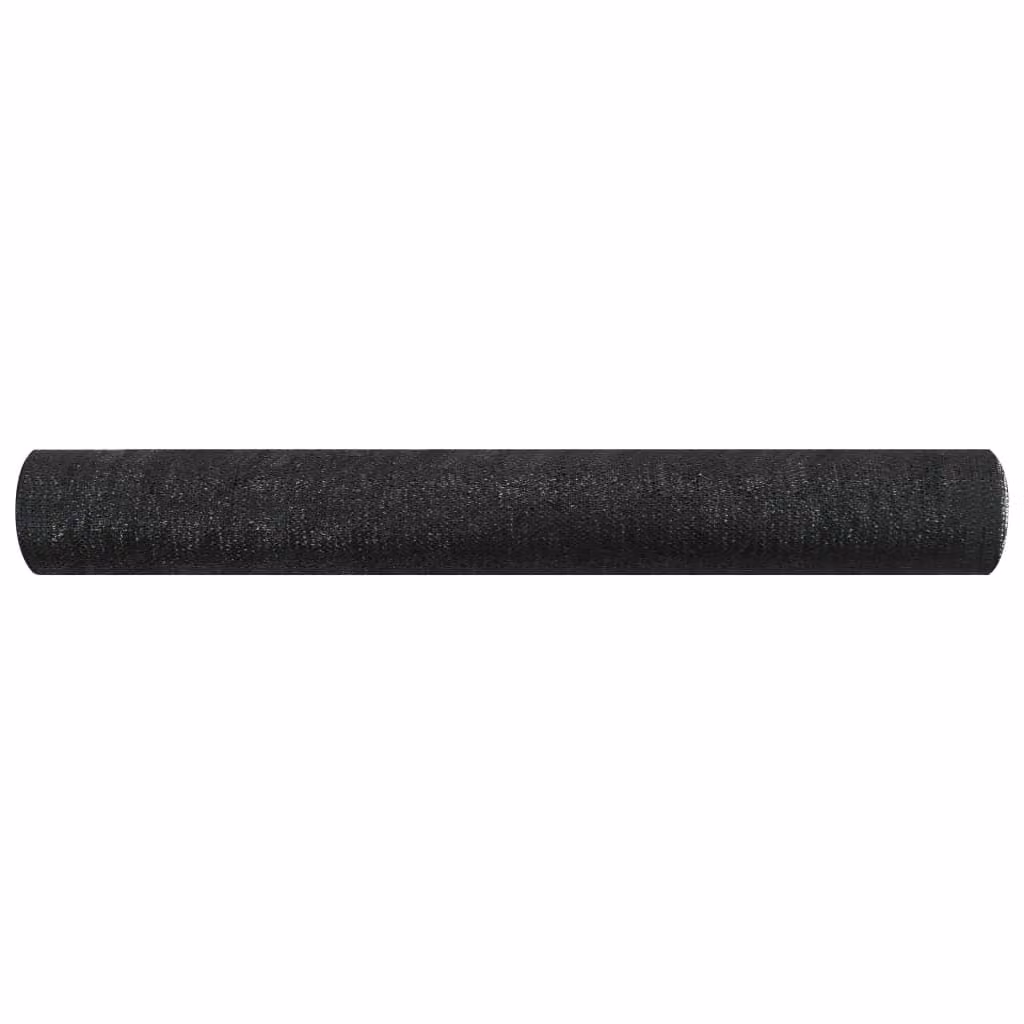 Pannello di recinzione nero 3,6x25 m HDPE 75 g/m²