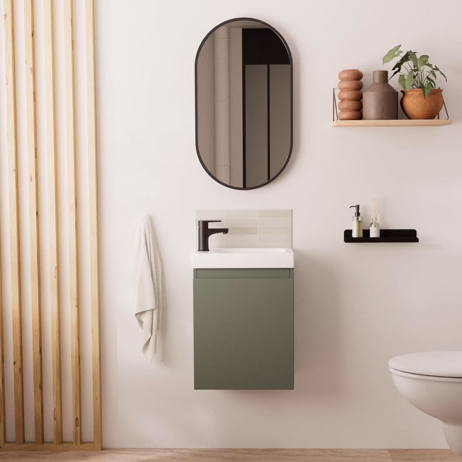 Mobile lavabo LISA + specchio ovale