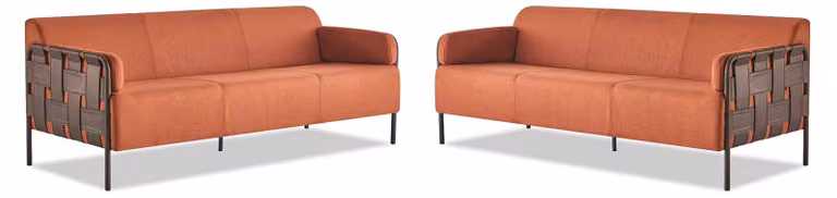 Sitzmöbel 3-Sitzer Couch Modern Sofa-Set Dreisitzig Sofagarnituren Leder
