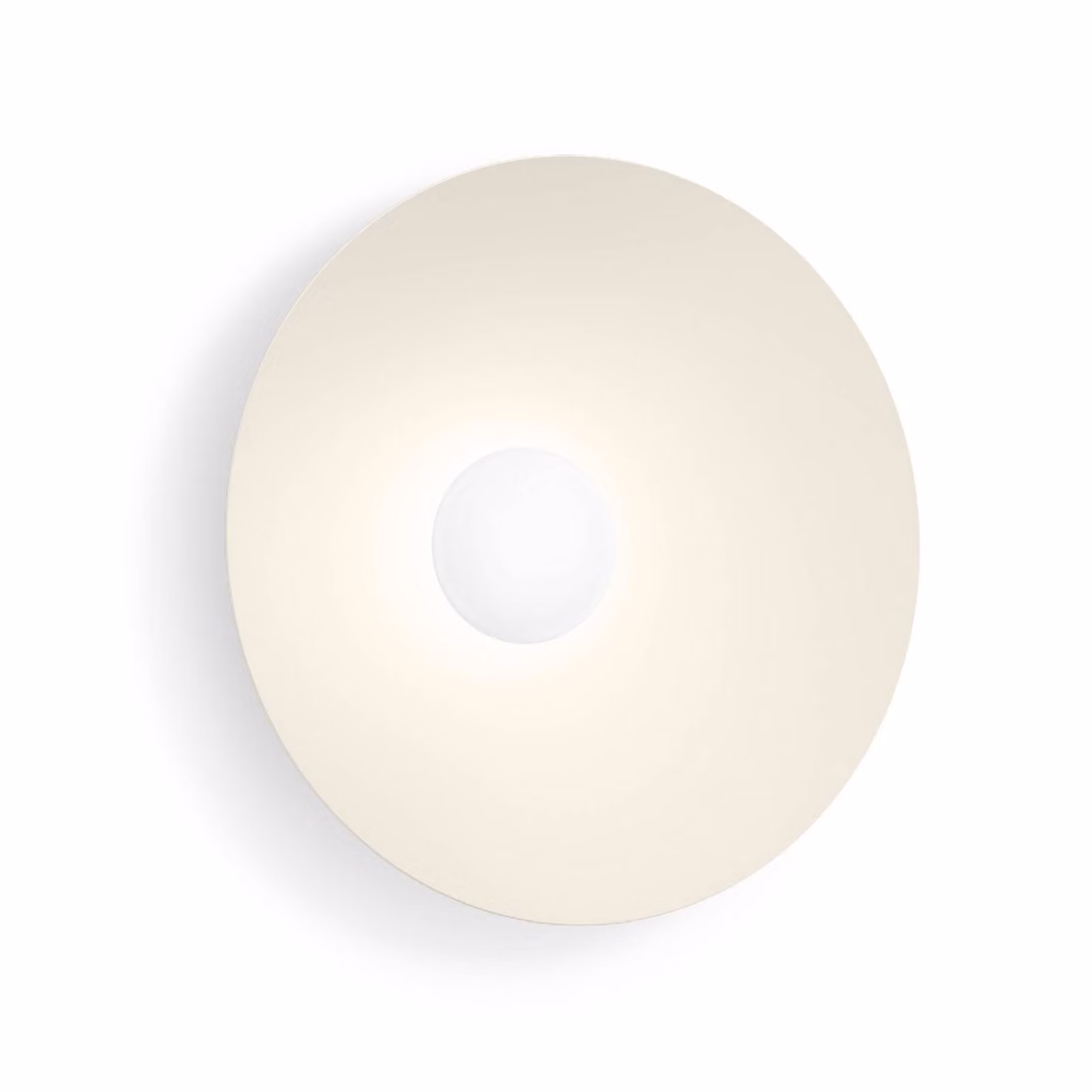 Wever & Ducré Lighting Applique da parete Clea 2.0, dimmerabile, Crema / Ambra, Soggiorno / Sala da pranzo, Alluminio, Applique