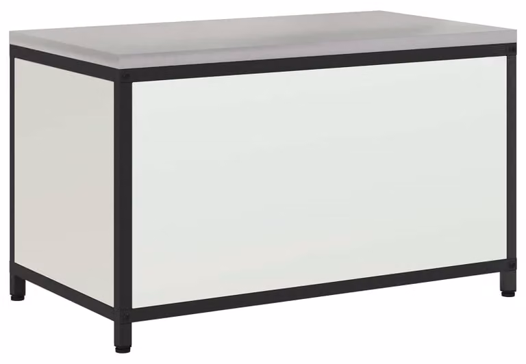 Stoccaggio in cucina HATTEM Bianco 90 x 50 x 53 cm Acciaio