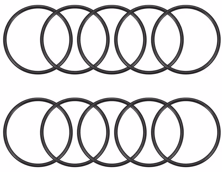 O-ring, 10 pezzi, gomma sintetica, diametro esterno 53 mm, dimensioni 65x58x3,5 mm