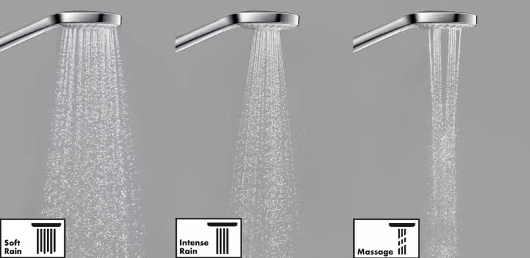 hansgrohe Croma Select E douchette Multi EcoSmart, blanc/chrome, 26811400, 26811400