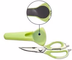 Forbice da cucina Ghidini Cipriano DAILY Verde, Lunghezza: 23,5 cm