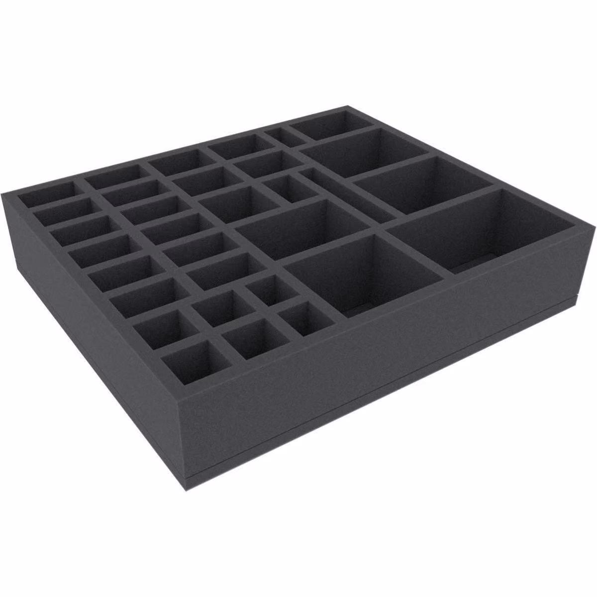Inserto in schiuma 350x300x70 mm per giochi da tavolo con 32 scomparti