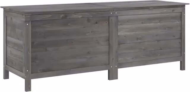 Contenitore da Giardino in Abete Massello Antracite L: 150 cm, P: 50 cm, H: 56,5 cm CFW8285579