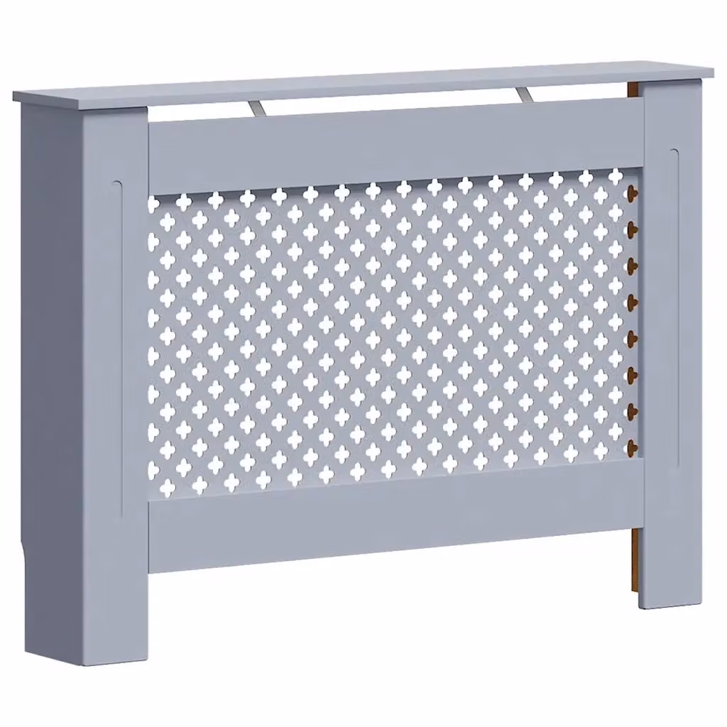 Copertura per radiatore vidaXL in MDF colore antracite L: 112 cm, P: 19 cm, H: 81,5 cm – 2