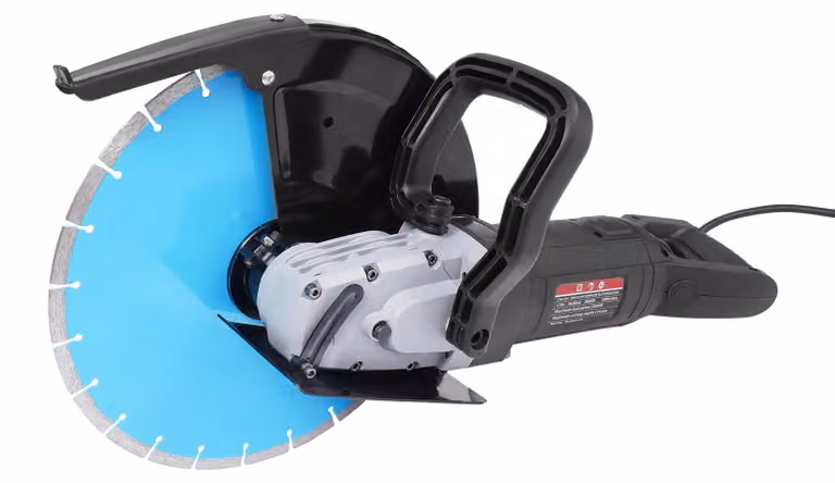 Troncatrice elettrica per calcestruzzo, 3000W - Disco diamantato da 14 pollici - Profondità di taglio di 135 mm