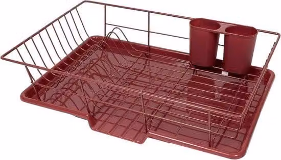Contenitore per l'acqua di lavaggio con portaoggetti - Organizer da cucina con stazione di lavaggio