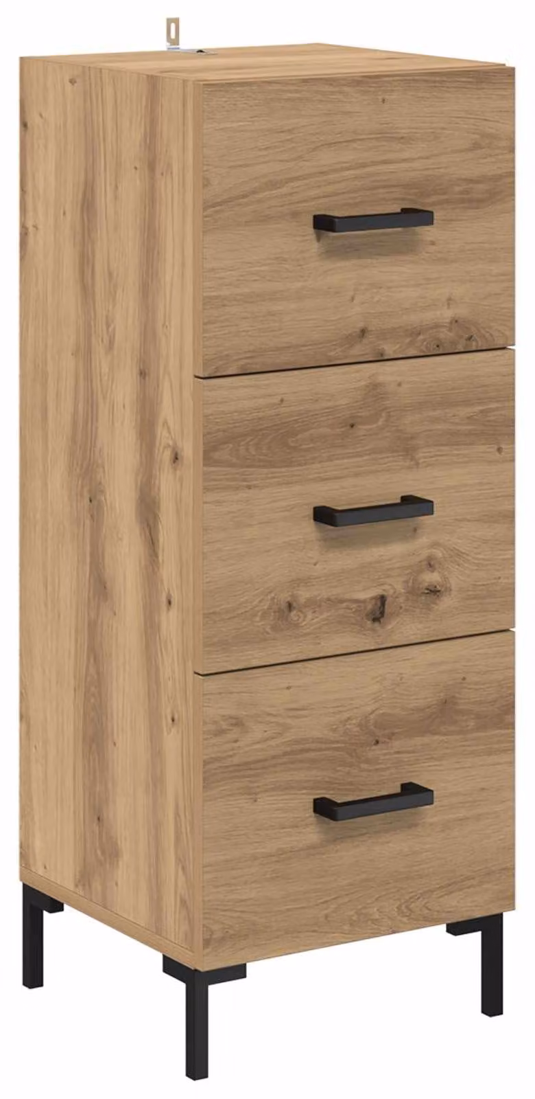 Credenza Rovere artigianale 34,5 x 34 x 90 cm Legno multistrato
