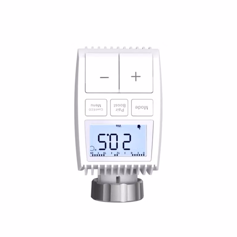 Termostato per radiatori ZigBee, regolatore di temperatura del riscaldamento 3.0, indicatore di controllo TRV, valvola termostatica, app per smartphone intelligente, compatibile con Amazon Alexa Home (è necessario utilizzare un gateway)