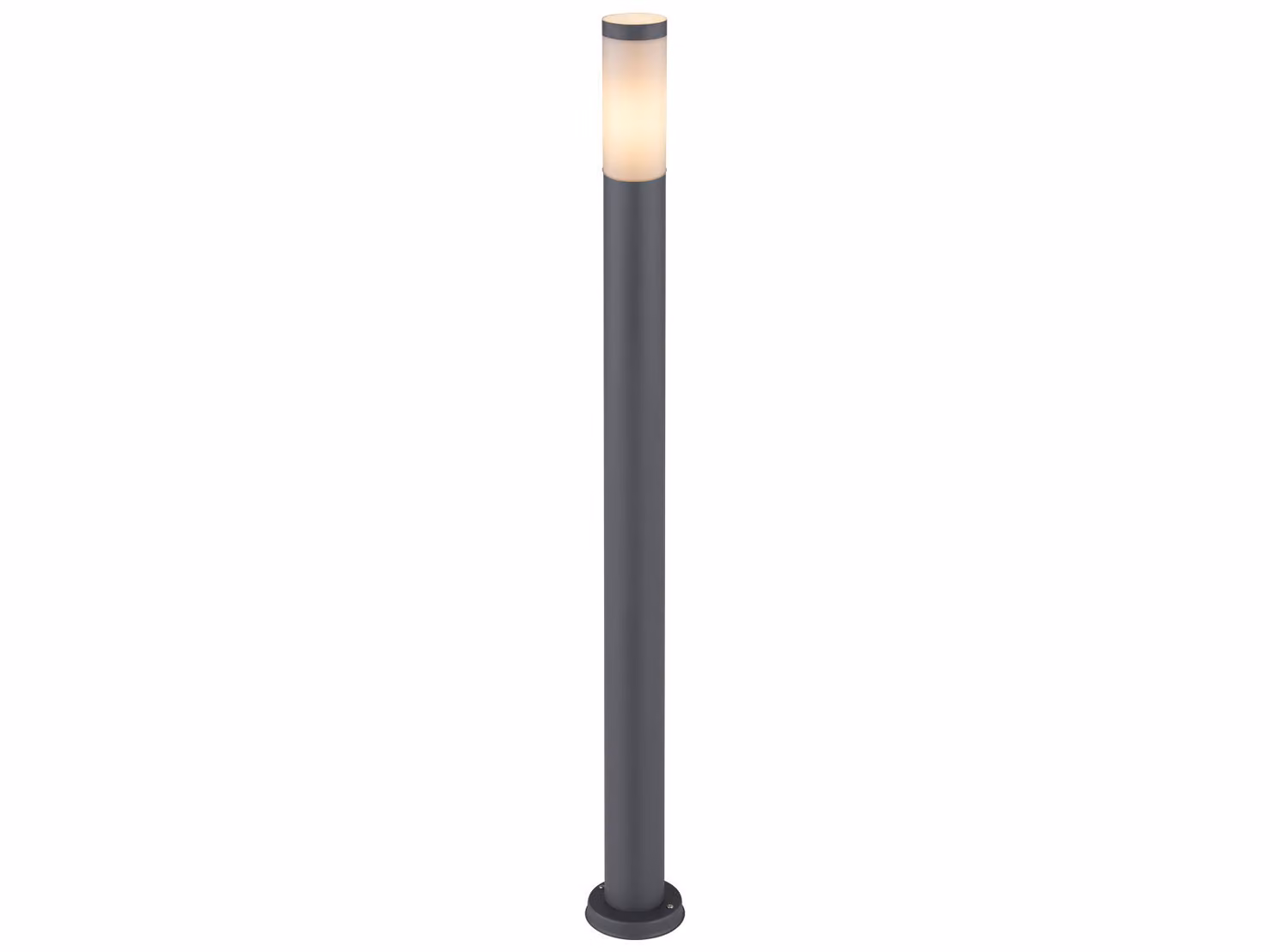 Globo Lighting luce da esterno in acciaio inox antracite, 1x E27