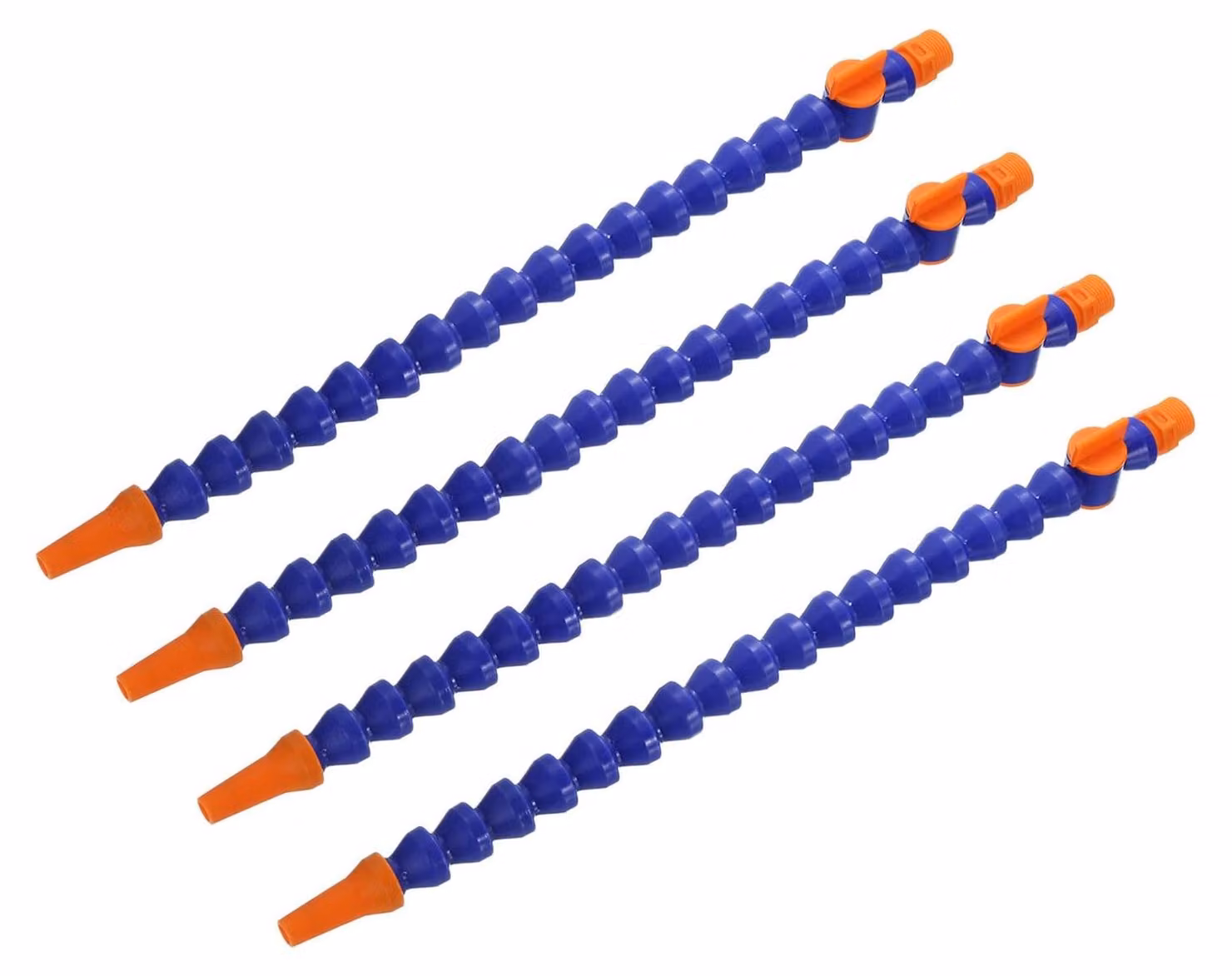 4 tubi flessibili per liquido di raffreddamento, attacco G3/8", lunghezza 400 mm, in plastica