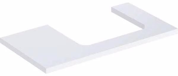 Geberit ONE Plan de lavabo, découpe à droite, 90x3x47 cm, 505.323.00.1, 505.323.00.1