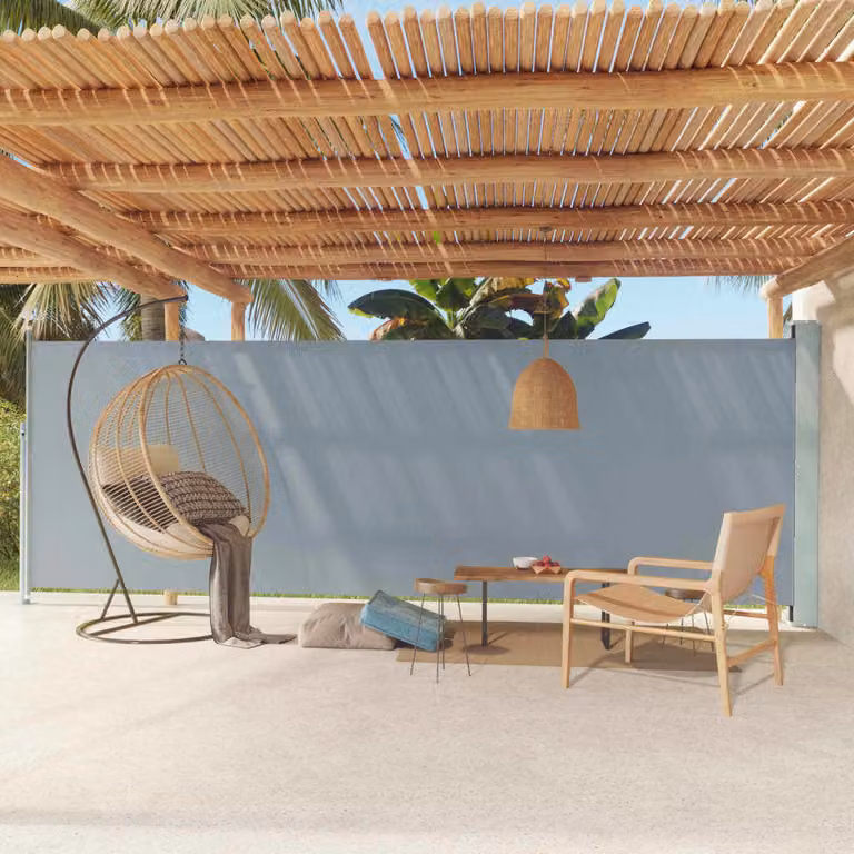 Maison Exclusive - Tenda da sole a casson estensibile, 180x614 cm, grigio