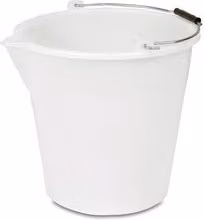 Secchio con beccuccio Veca Bianco 17 l SH1030170MH