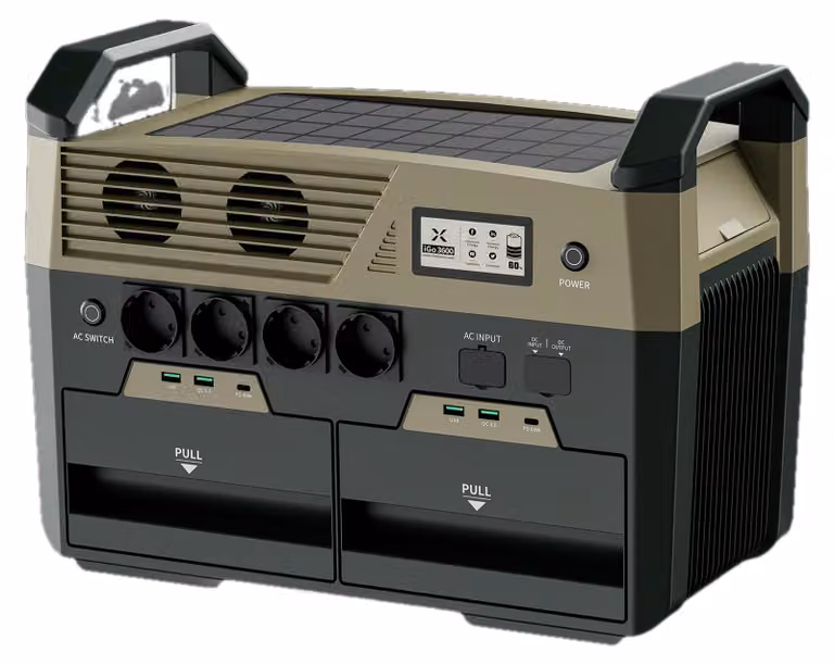 Generatore solare portatile - Power station - Power bank - Generatore solare portatile - Alimentazione di emergenza