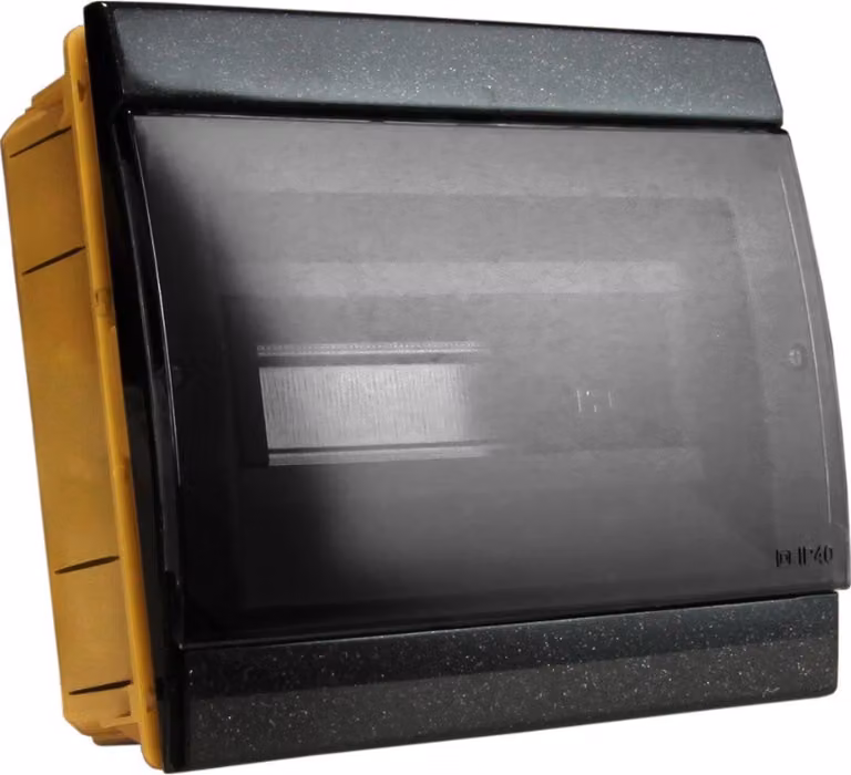 Scatola di distribuzione da incasso IP40 8/10 moduli nero 970.08.N M-L 0964