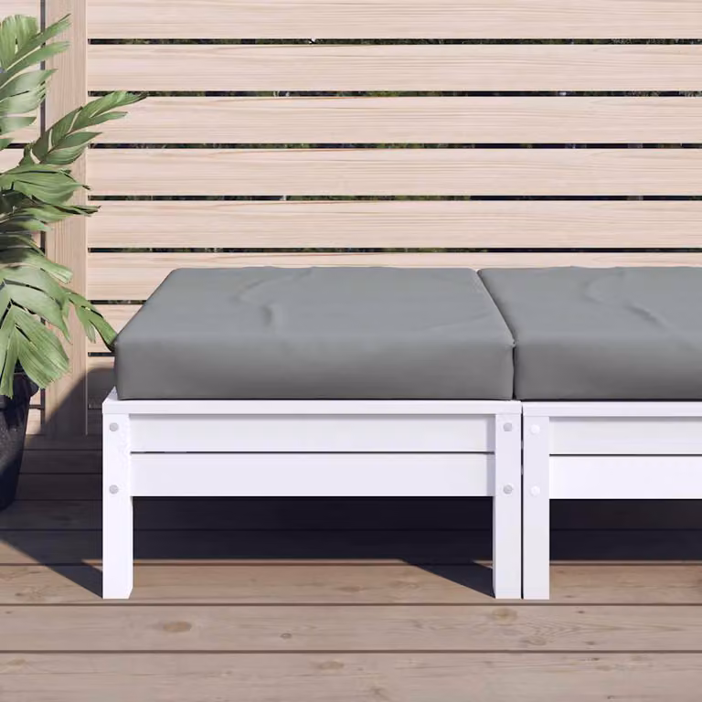vidaXL Cuscino per Pallet Grigio in Tessuto Oxford Idrorepellente e Traspirante L/P/H: 60 x 60 x 9,5 cm